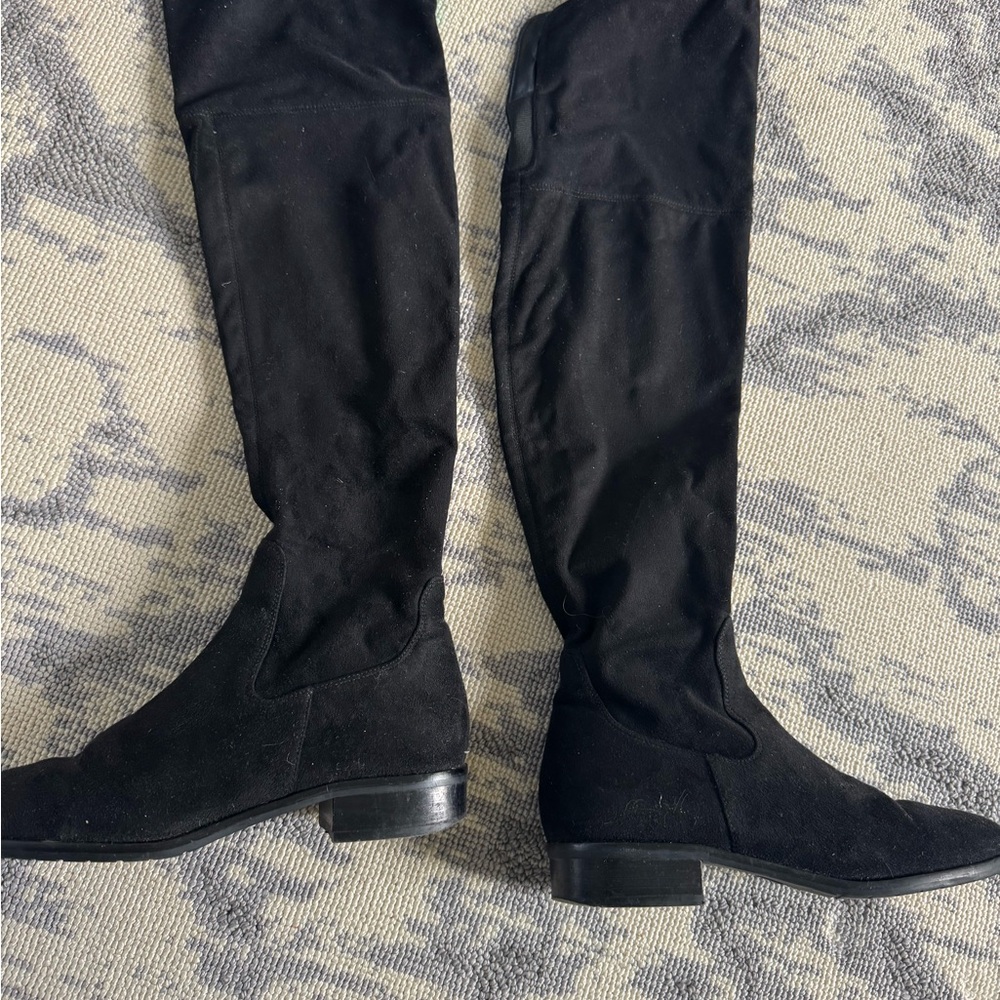 Black Knee-High Boots